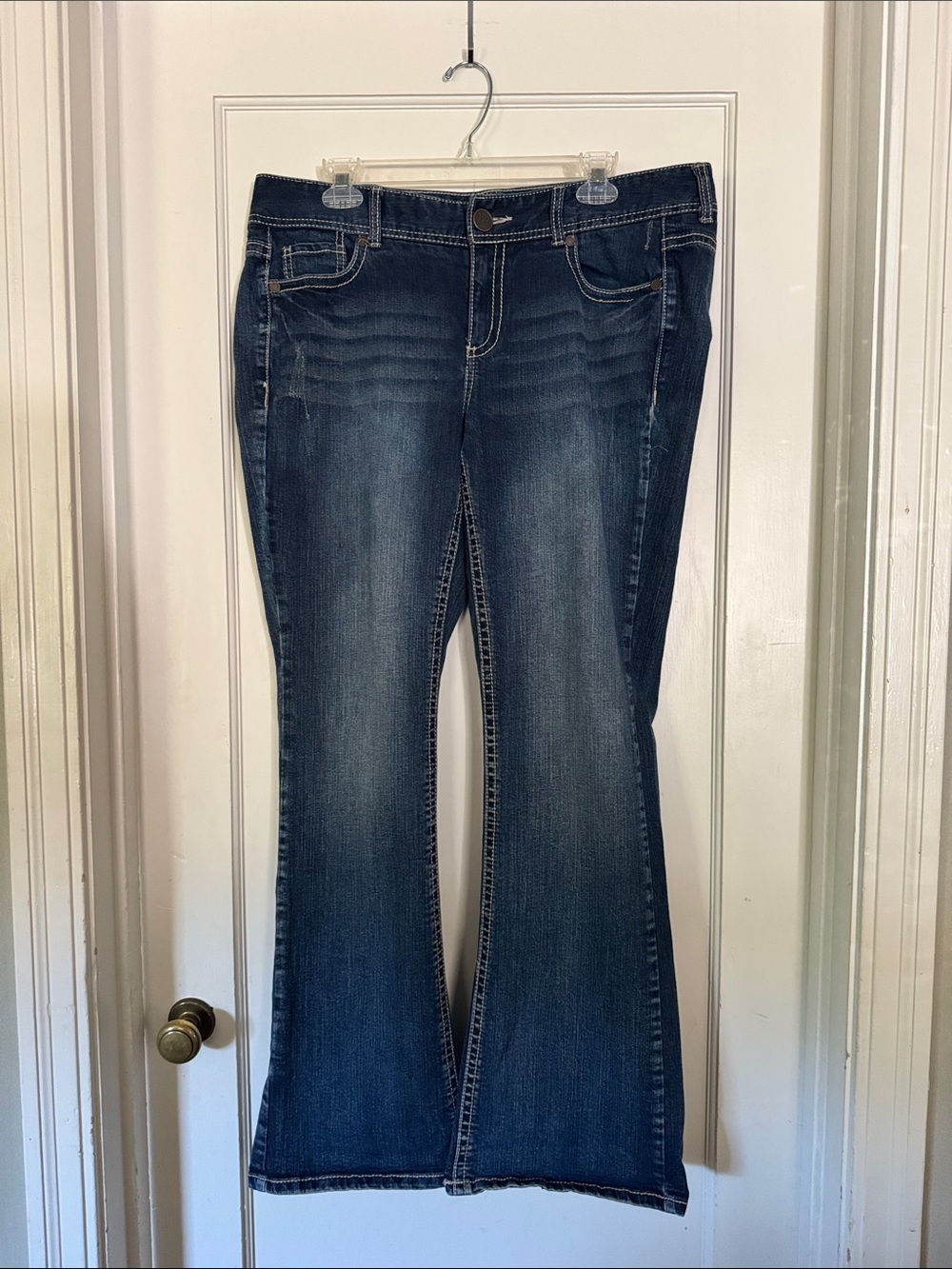 Maurices Dark Blue Flare Jeans